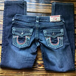 True Religion Joel Super T Straight Leg Jeans Size 29